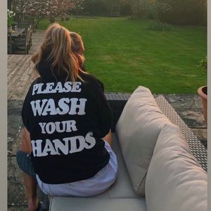 Bnwot talentless please wash your hands hoodie sweatshirt